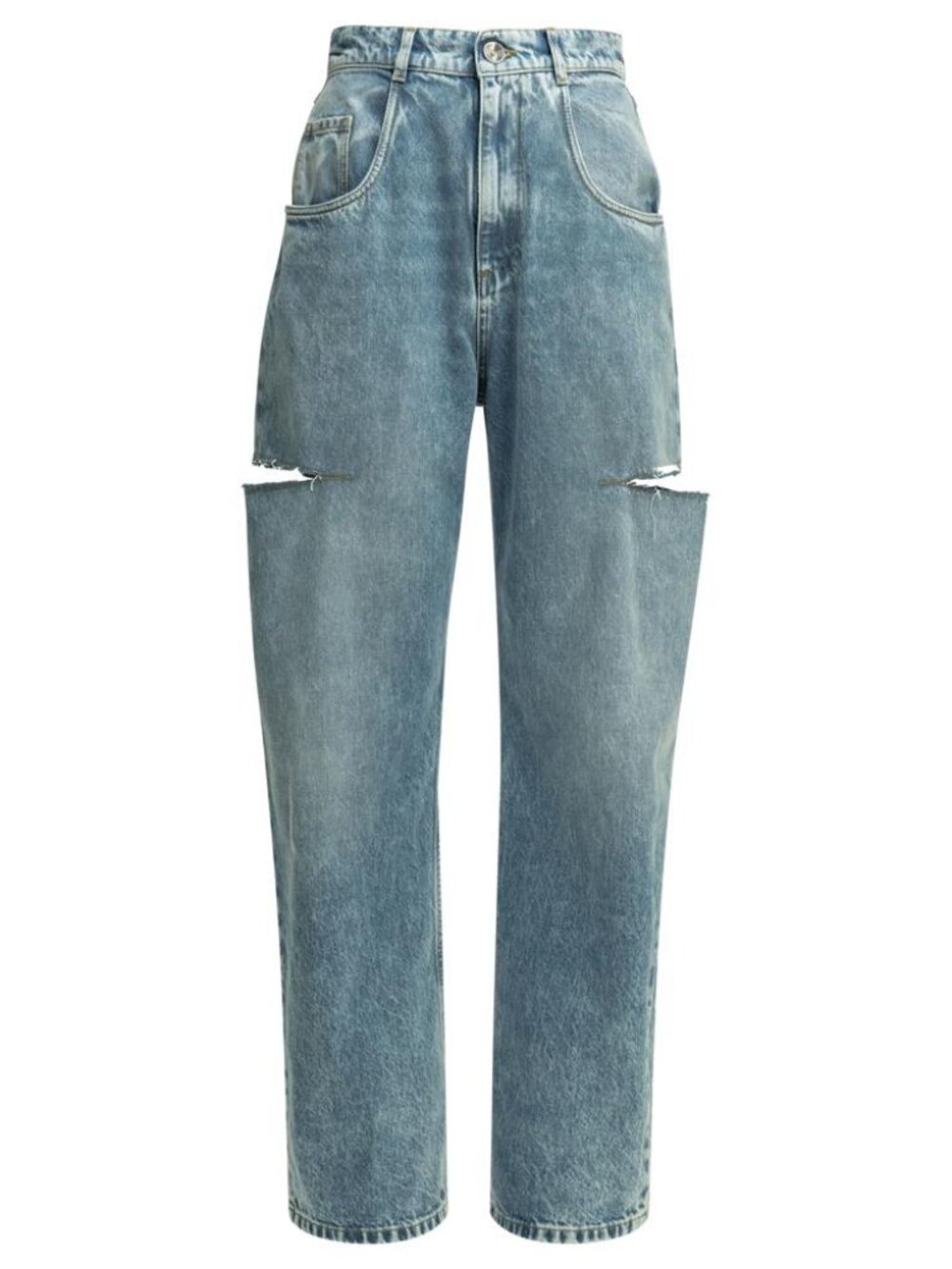Maison Margiela Ripped Wide Leg Jeans Tag Size 42 Women